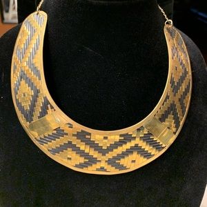 Bajalia “Kundini” Woven Bib Necklace